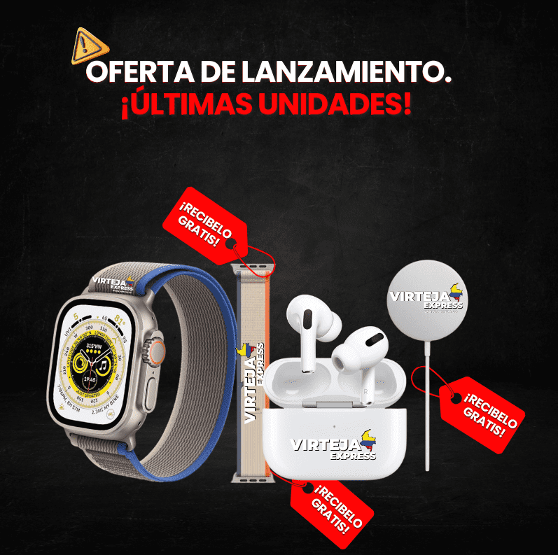 [COMPRA 1 Y LLEVA 4] Smart Watch Q9 Ultra 2+ ¡REGALOS GRATIS INCLUIDOS! - 🇨🇴