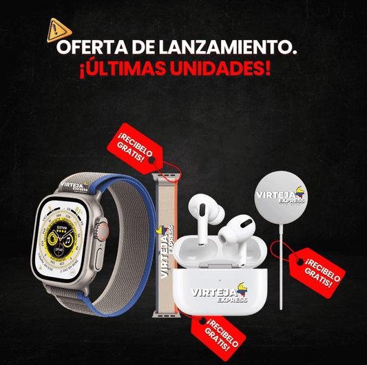 [COMPRA 1 Y LLEVA 4] Smart Watch Q9 Ultra 2+ ¡REGALOS GRATIS INCLUIDOS! - 🇨🇴