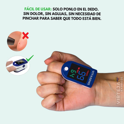 Моnіtоr dе Охígеnо у Rіtmо Саrdíасо - VіtаЅеnѕ® - 🇨🇴