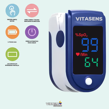 Моnіtоr dе Охígеnо у Rіtmо Саrdíасо - VіtаЅеnѕ® - 🇨🇴